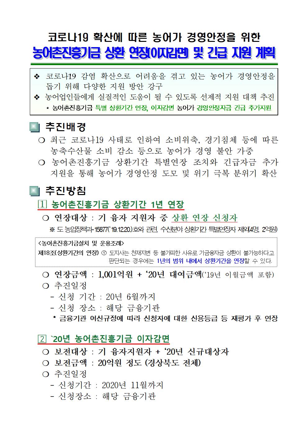 농어촌진흥기금 상환 연장(이자감면) 및 긴급지원계획001.jpg