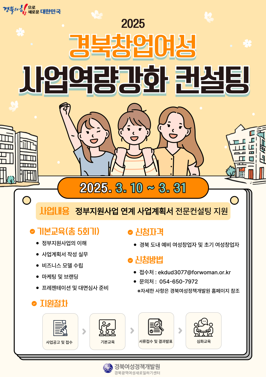 붙임3. 2025년 경북 창업여성 사업역량강화 컨설팅 웹포스터.png
