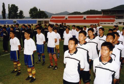 2001 대구대학교 초청 친선 축구대회 사진