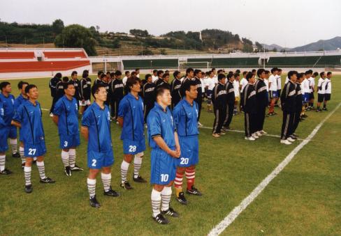 2001 대구대학교 초청 친선 축구대회 사진
