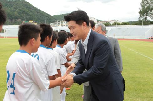 2014. 제2회 영덕대게배 전국유소년 축구대회 개막식 사진