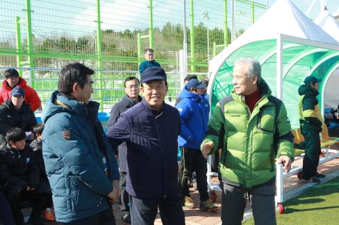 2014. 제50회 춘계 한국중등(U-15) 축구연맹전 경기 및 김관용 도지사 방문
