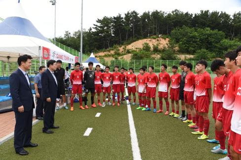 2015. 제10회 한국중등(U-15) 축구연맹회장배 겸 경상북도지사배 국제축구대회 개막경기