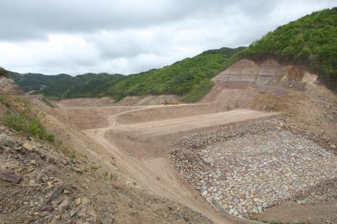 2009. 4. 23 달산면 용전저수지 가뭄 현장