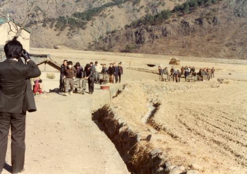 1982년 달산 대지리 도로포장사업골재 채취 사진
