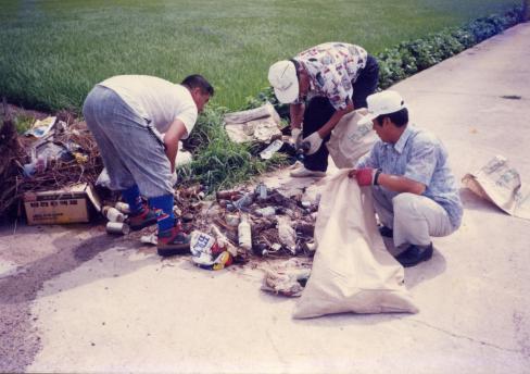 1990년대 자원 재활용품 수거 및 환경정화 활동