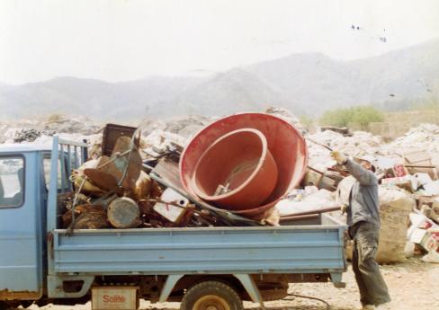 2001. 3월 축산면 자원재활용품 수거 사진
