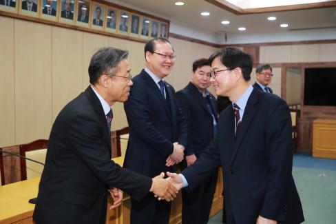 2019. 1. 2 정규식 부군수 취임식 사진