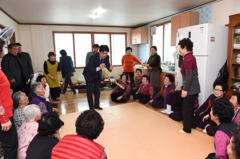 2016. 2월 상원리 마을회관 정월대보름 마을회관 방문