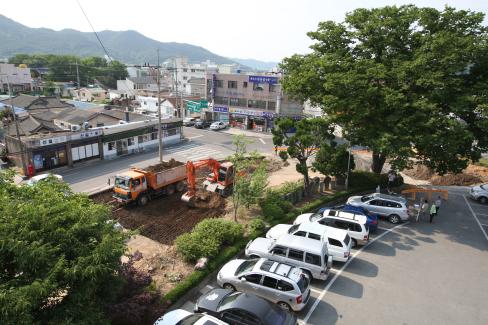 2009. 5. 27 군청 앞 공사