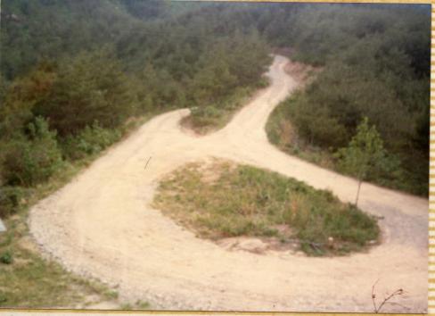 1977년 영덕-영천간 도로 개설 현장