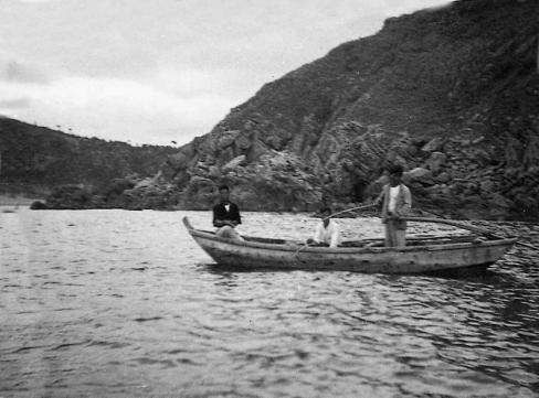 1957년 축산면 경정리 바다낚시