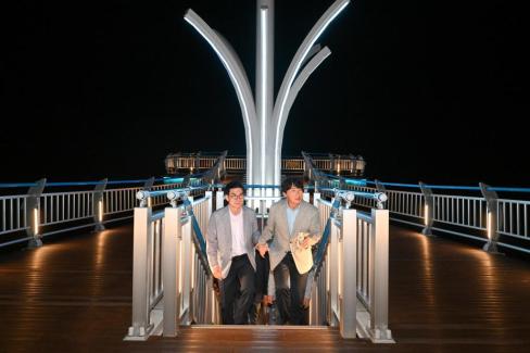 2024. 9. 12 영해 대진항 해상산책로 점등식 사진