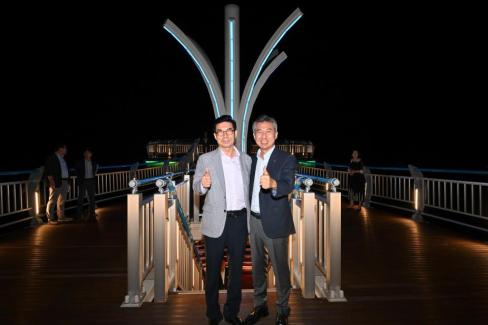 2024. 9. 12 영해 대진항 해상산책로 점등식 사진