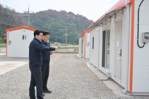 2025. 5. 23 영덕읍 매정, 오보리 임시주택 점검