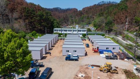 2025. 5. 20 축산 경정리 산불피해 임시주택