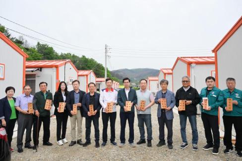 2025. 6. 2 영덕읍 화수리 임시주택 명패 달기