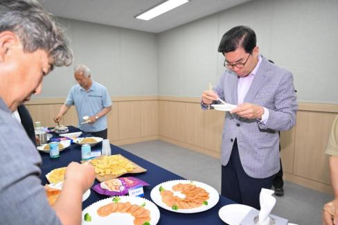2025. 7. 3 로하수수산식품지원센터 기술자문단 발대식 및 E마트 밀키트 시식 및 레시피 교육 개강식 사진
