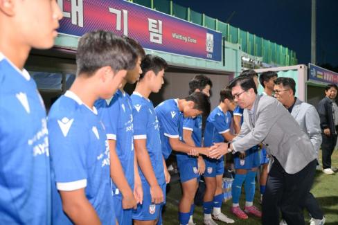 2025. 8. 14 STAY영덕 추계 한국중등축구대회(강구중 경기) 사진