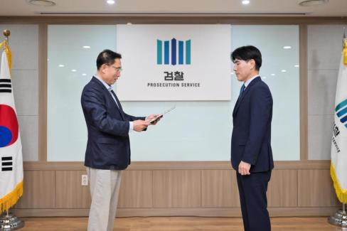 2025. 8. 25 영덕지청 감사패 수여식