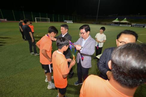 2025. 8. 26 STAY영덕 추계 한국중등축구대회(백호그룹 결승전) 시상식 사진