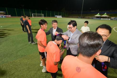 2025. 8. 26 STAY영덕 추계 한국중등축구대회(백호그룹 결승전) 시상식 사진