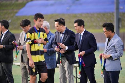 2025. 8. 26 STAY영덕 추계 한국중등축구대회(청룡그룹 결승전) 시상식 사진