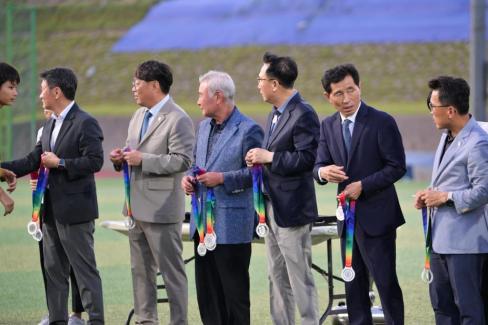 2025. 8. 26 STAY영덕 추계 한국중등축구대회(청룡그룹 결승전) 시상식 사진