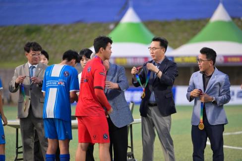 2025. 8. 26 STAY영덕 추계 한국중등축구대회(청룡그룹 결승전) 시상식 사진