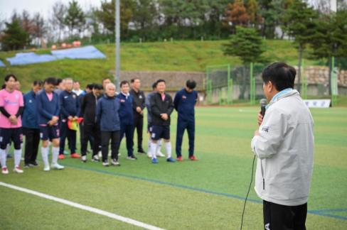 2025. 10. 18 자매결연도시 송파구-영덕군 친선 50.60대 축구경기 사진