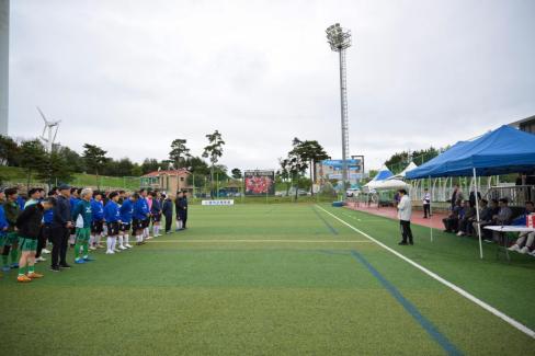 2025. 10. 18 자매결연도시 송파구-영덕군 친선 50.60대 축구경기 사진