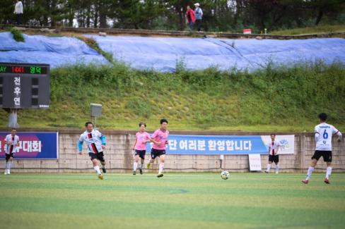 2025. 10. 18 자매결연도시 송파구-영덕군 친선 50.60대 축구경기 사진