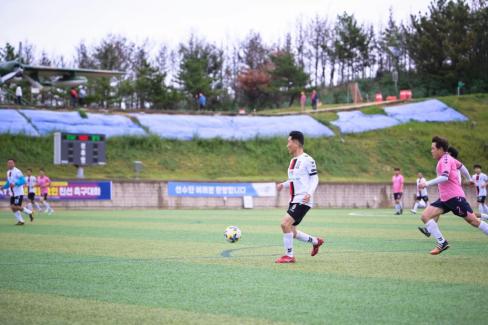 2025. 10. 18 자매결연도시 송파구-영덕군 친선 50.60대 축구경기 사진