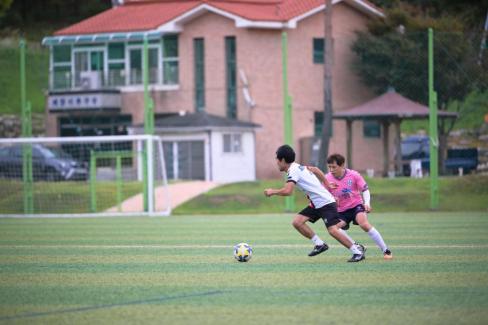 2025. 10. 18 자매결연도시 송파구-영덕군 친선 50.60대 축구경기 사진