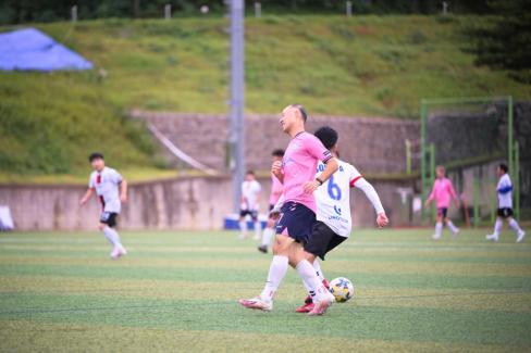 2025. 10. 18 자매결연도시 송파구-영덕군 친선 50.60대 축구경기 사진