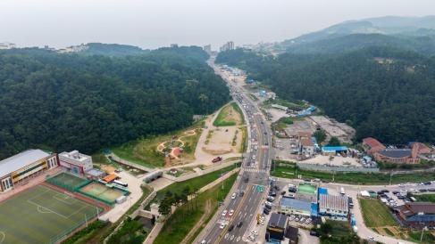 2025. 8월 강구면 7번국도 정체