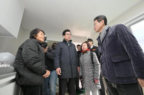 2026. 2. 9 영덕 화수리 임시주택 도지사님 방문 사진