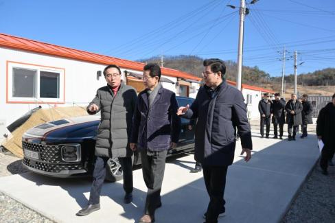 2026. 2. 9 영덕 화수리 임시주택 도지사님 방문 사진