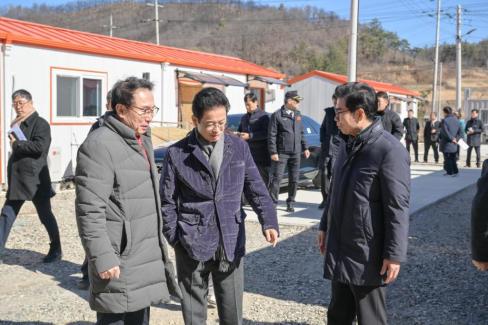 2026. 2. 9 영덕 화수리 임시주택 도지사님 방문 사진