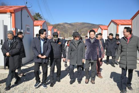 2026. 2. 9 영덕 화수리 임시주택 도지사님 방문 사진
