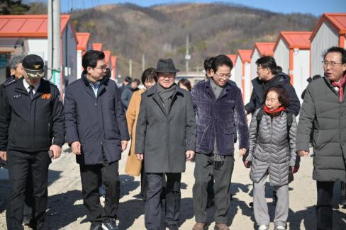 2026. 2. 9 영덕 화수리 임시주택 도지사님 방문 사진
