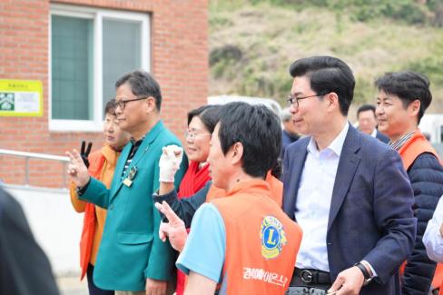 2026. 3. 25 축산 대곡리 예주라인온스클럽 짜장면 봉사 사진