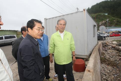 2009. 7. 24 한승수 국무총리 영덕 방문 사진