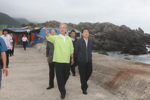 2009. 7. 24 한승수 국무총리 영덕 방문 사진