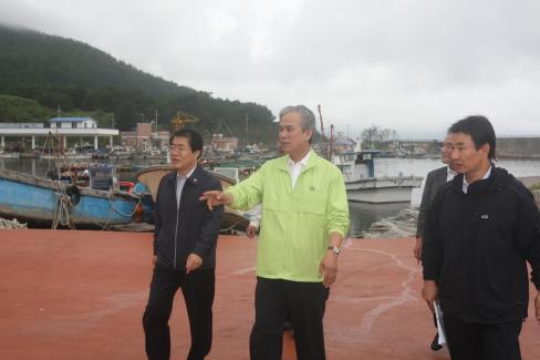 2009. 7. 24 한승수 국무총리 영덕 방문 사진