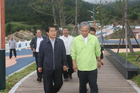 2009. 7. 24 한승수 국무총리 영덕 방문 사진