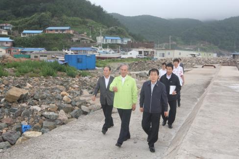 2009. 7. 24 한승수 국무총리 영덕 방문 사진