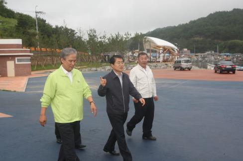 2009. 7. 24 한승수 국무총리 영덕 방문 사진