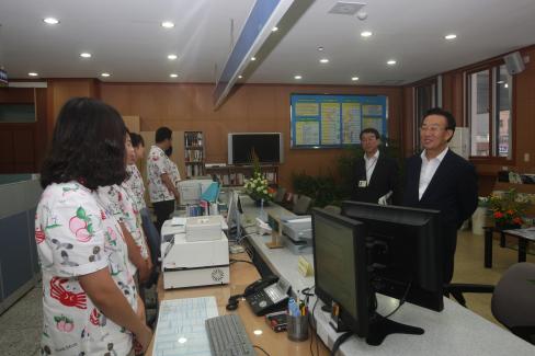 2009. 7. 24 한승수 국무총리 영덕 방문 사진