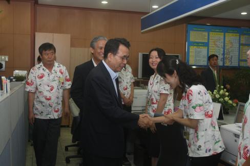 2009. 7. 24 한승수 국무총리 영덕 방문 사진